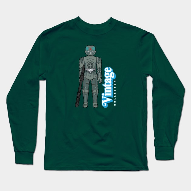 Vintage Collector - No Protocal Bounty Hunter Long Sleeve T-Shirt by LeftCoast Graphics